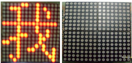 8*8点阵LED显示屏的原理详解与汉字代码